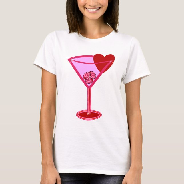 Valentine Martini T-Shirt (Front)