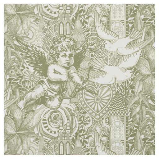 valentine maximalism moss pearl fabric