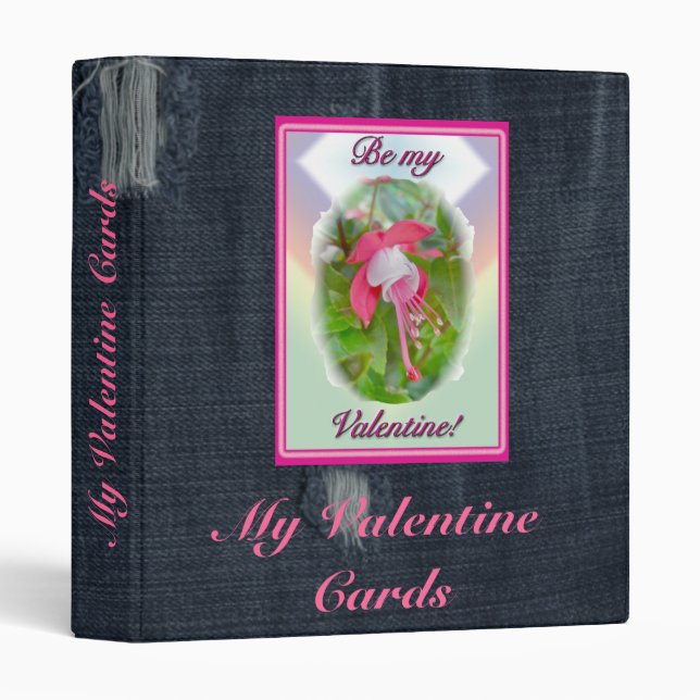Valentine Mini Fuschia Binder (Front/Spine)