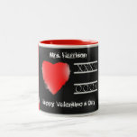 Valentine Mug for Teacher<br><div class="desc">Valentine Mug for Teacher. This fun chalkboard design will add the perfect touch for your favorite teacher. Fill it with candy, flowers or coffee. You can choose the font and the color of text easily on the text templates. If you like what you see, but don’t see what you need,...</div>