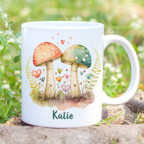 Valentine Mushroom Coffee Mug