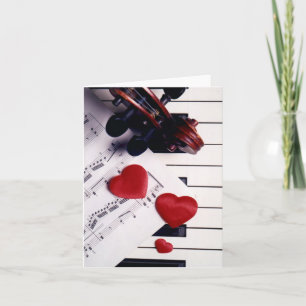 Valentine Music Holiday Card