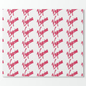 valentine naughty vagina funny humor wrapping paper (Flat)