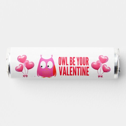Valentine Owl Custom  Breath Savers Mints