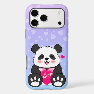 Valentine Panda in Love iPhone 17 Pro Max Case