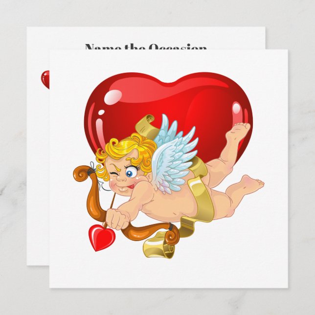 Valentine Party Invitation (Front/Back)