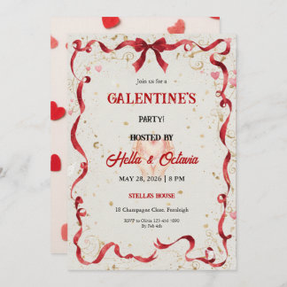 Valentine Party Invitation Printable