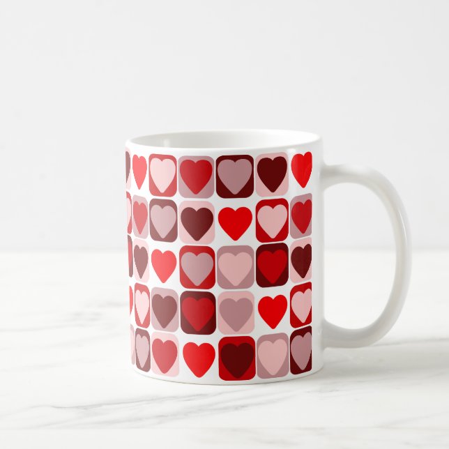 Valentine Patchwork Coffee Mug (Right)