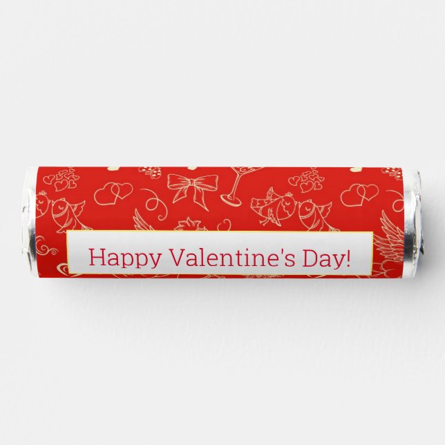 Valentine Pattern 2 Breath Savers® Mints (Front)