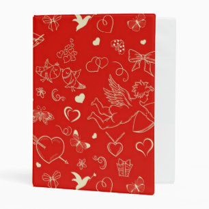 Valentine Pattern 2 Mini Binder