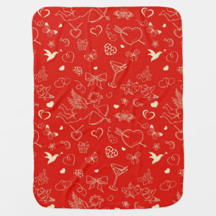 Valentine Pattern Baby Blanket