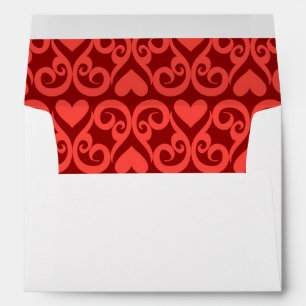 Valentine Pattern Envelope