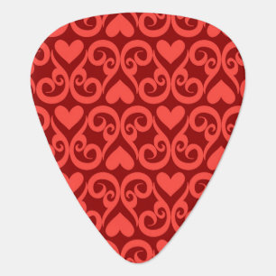 Valentine Pattern Guitar Pick