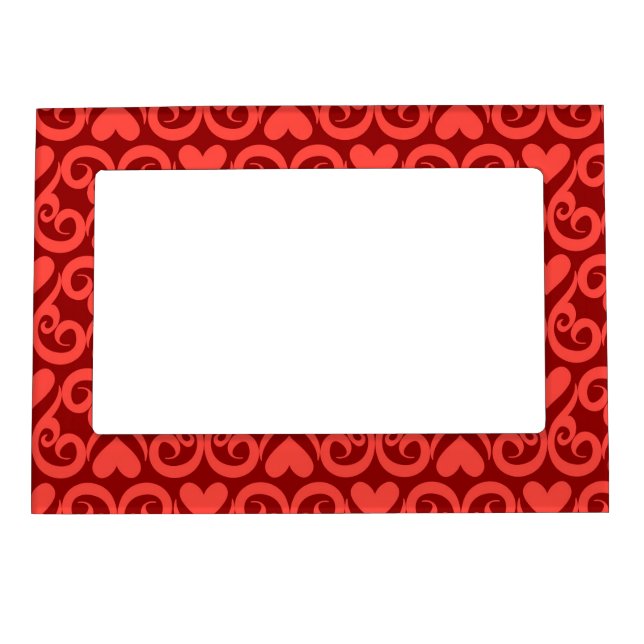 Valentine Pattern Magnetic Photo Frame (Front)