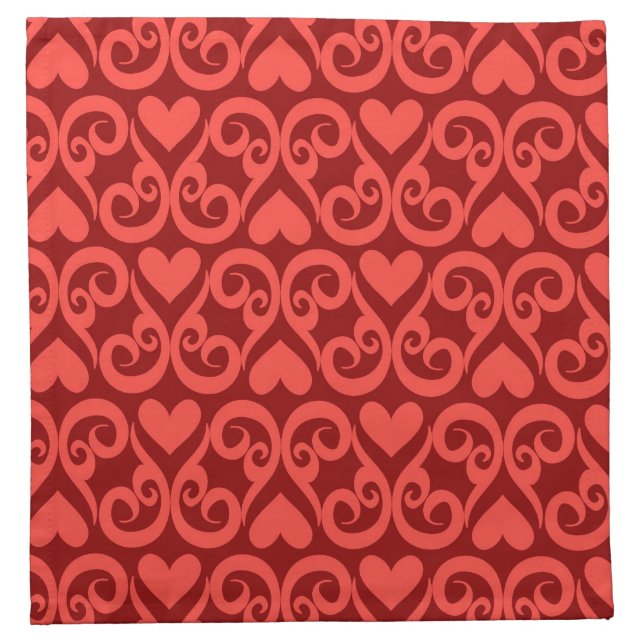 Valentine Pattern Napkin (Front)