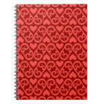 Valentine Pattern Notebook
