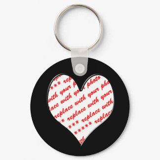 Valentine Photo Frame Keychain