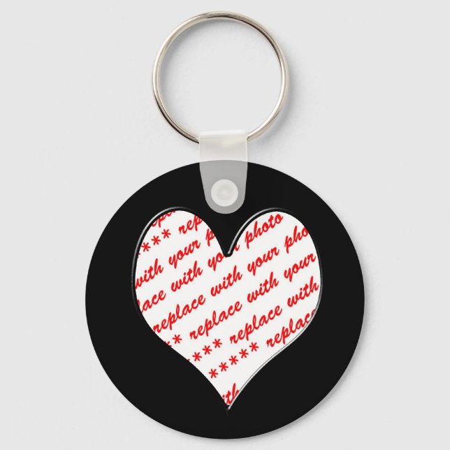 Valentine Photo Frame Keychain (Front)