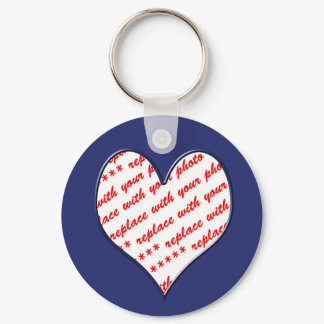 Valentine Photo Frame Keychain