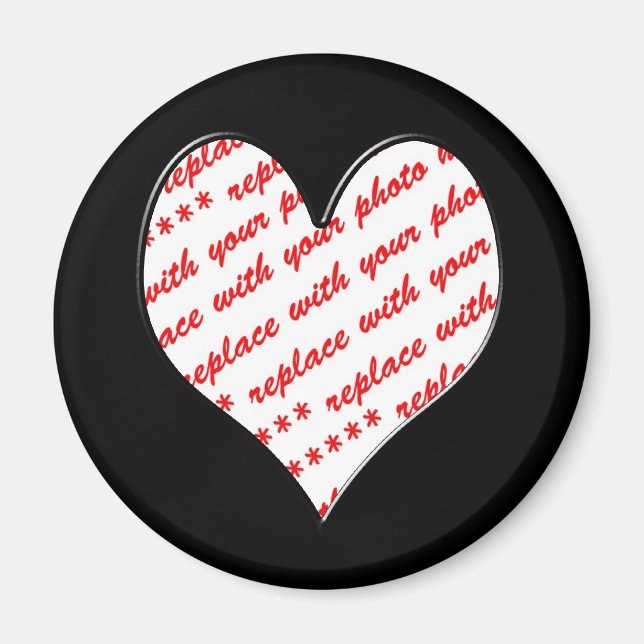 Valentine Photo Frame Magnet (Front)