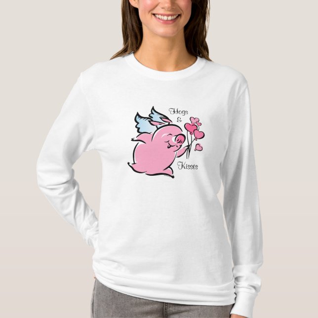 Valentine Pig Personalized T-Shirt (Front)