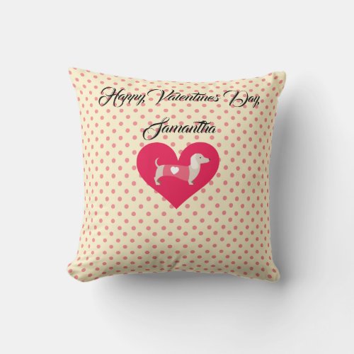 Valentine Pillow Happy Valentines Day Gift