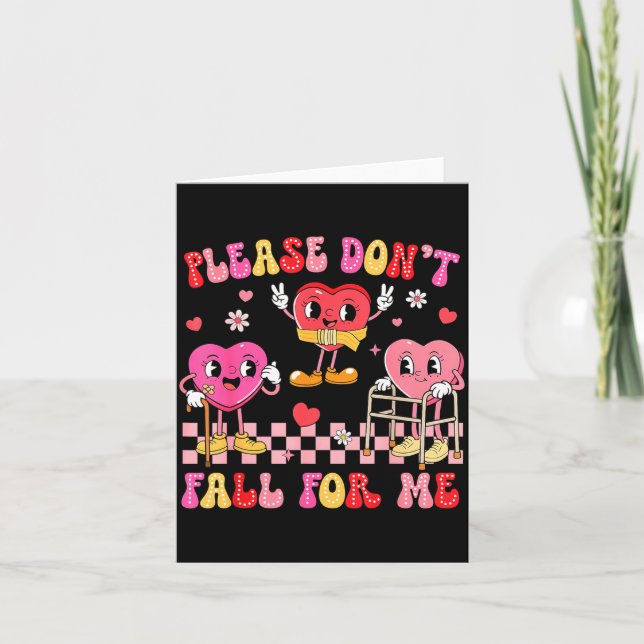 Valentine please don't fall for me pt physical the card (Front)