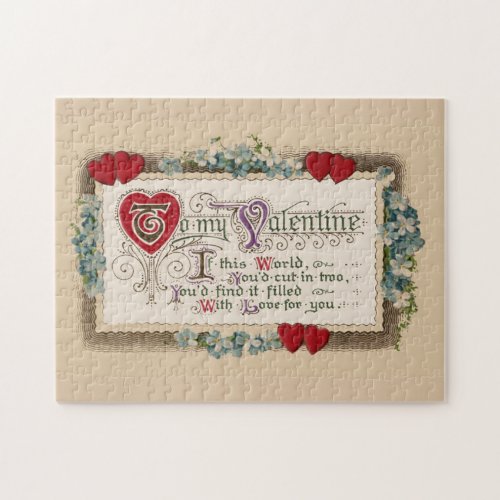 Valentine Poem Jigsaw Puzzle