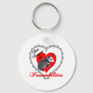 Valentine Possum Keychain