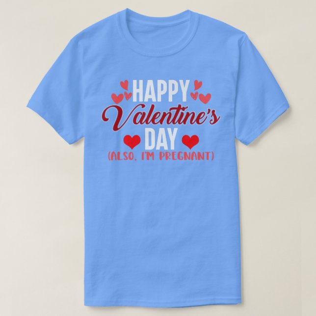 Valentine Pregnancy Announcement Mother To Be Desi T-Shirt (Design Front)