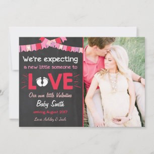 Valentine Pregnancy Announcement Reveal Love