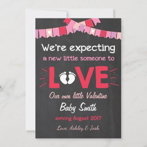 Valentine Pregnancy Announcement Reveal Love