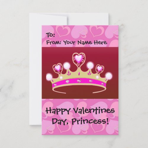 Valentine Princess Invitation