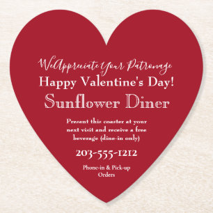 Valentine Promotional Coasters - HAMbyWG