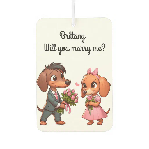 Valentine Proposal Air Freshener