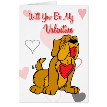 Valentine Puppy Dog by OneStopGiftShop at Zazzle