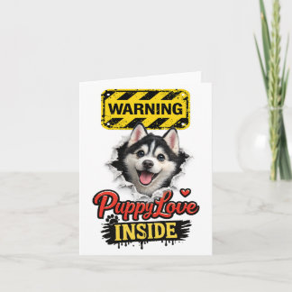 Valentine Puppy Love Card