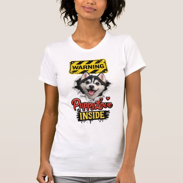 Valentine Puppy Love T-Shirt (Front)