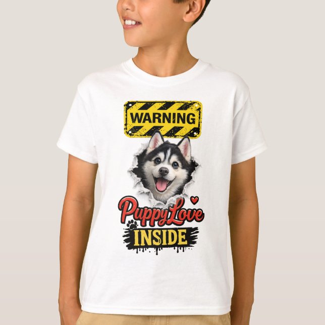 Valentine Puppy Love T-Shirt (Front)