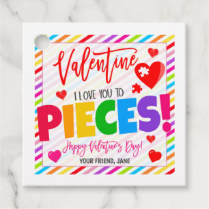 Valentine Puzzle Gift Tag