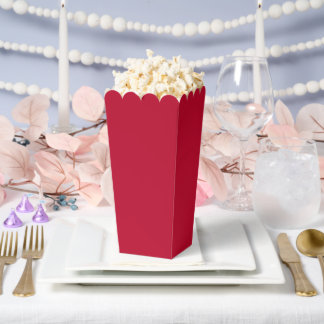 Valentine Red Popcorn Favor Box