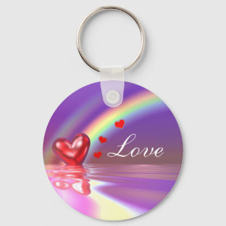 Valentine Reflections Keychain