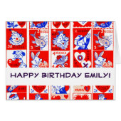 Valentine Retro Love Hugs Cute Pattern (Front Horizontal)