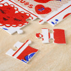 Valentine Retro Love Hugs Cute Pattern