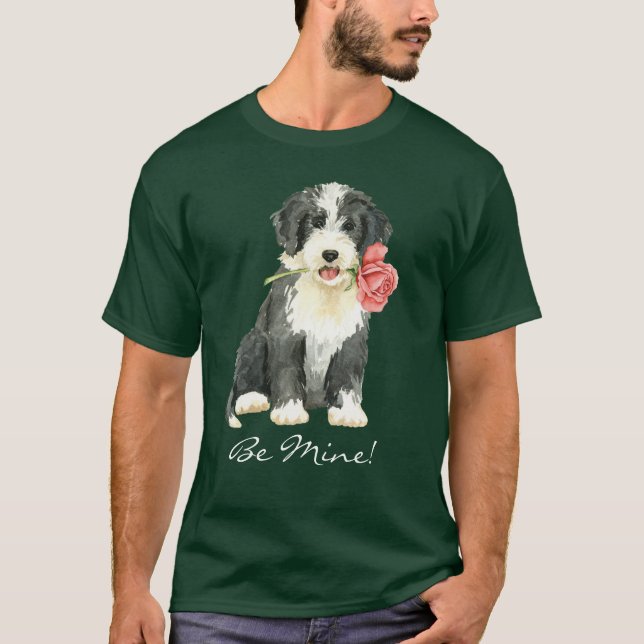 Valentine Rose Beardie T-Shirt (Front)