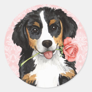 Valentine Rose Berner Classic Round Sticker