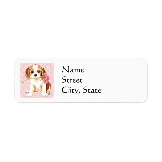 Valentine Rose Cavalier Label (Front)