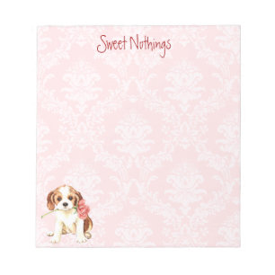 Valentine Rose Cavalier Notepad
