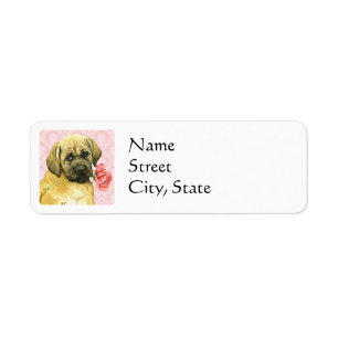 Valentine Rose Mastiff Label