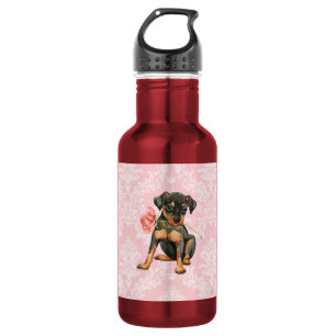 Valentine Rose Min Pin Stainless Steel Water Bottle